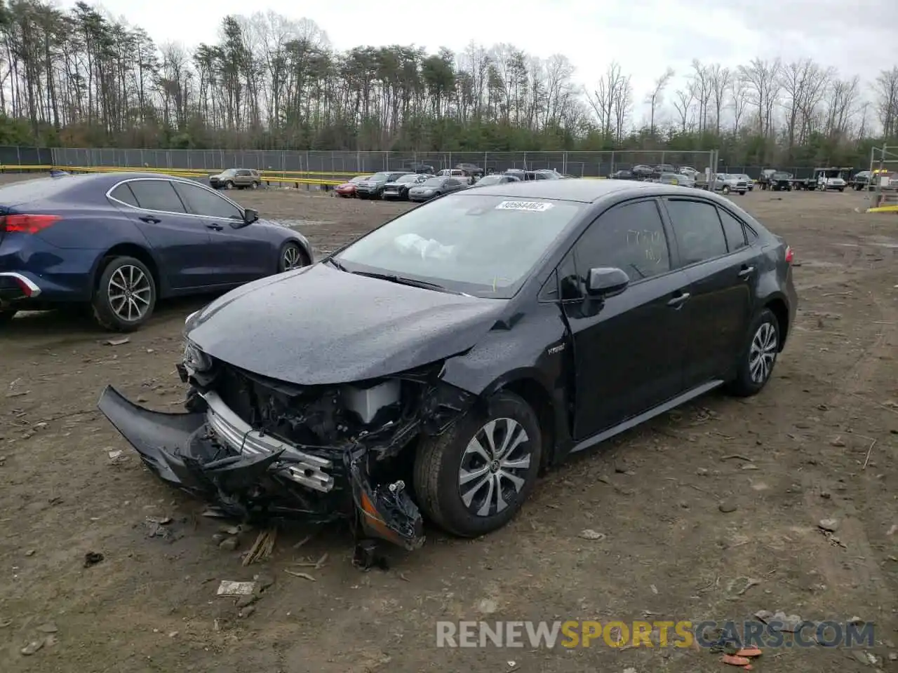 2 Photograph of a damaged car JTDEBRBE4LJ006847 TOYOTA COROLLA 2020