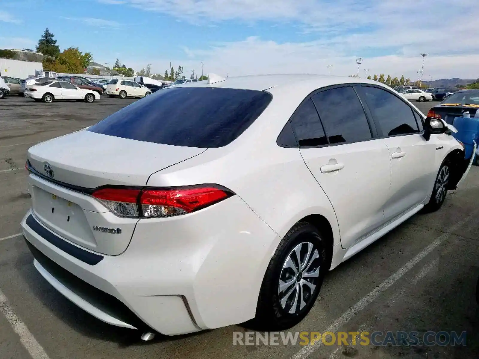 4 Photograph of a damaged car JTDEBRBE4LJ008064 TOYOTA COROLLA 2020