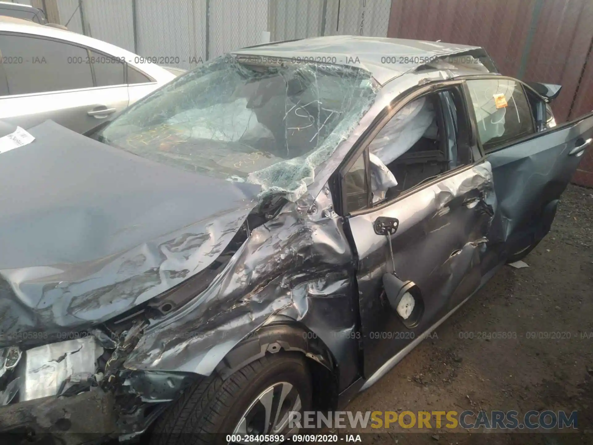 6 Photograph of a damaged car JTDEBRBE4LJ009229 TOYOTA COROLLA 2020