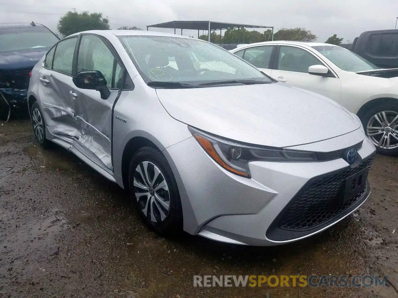 1 Photograph of a damaged car JTDEBRBE4LJ011109 TOYOTA COROLLA 2020