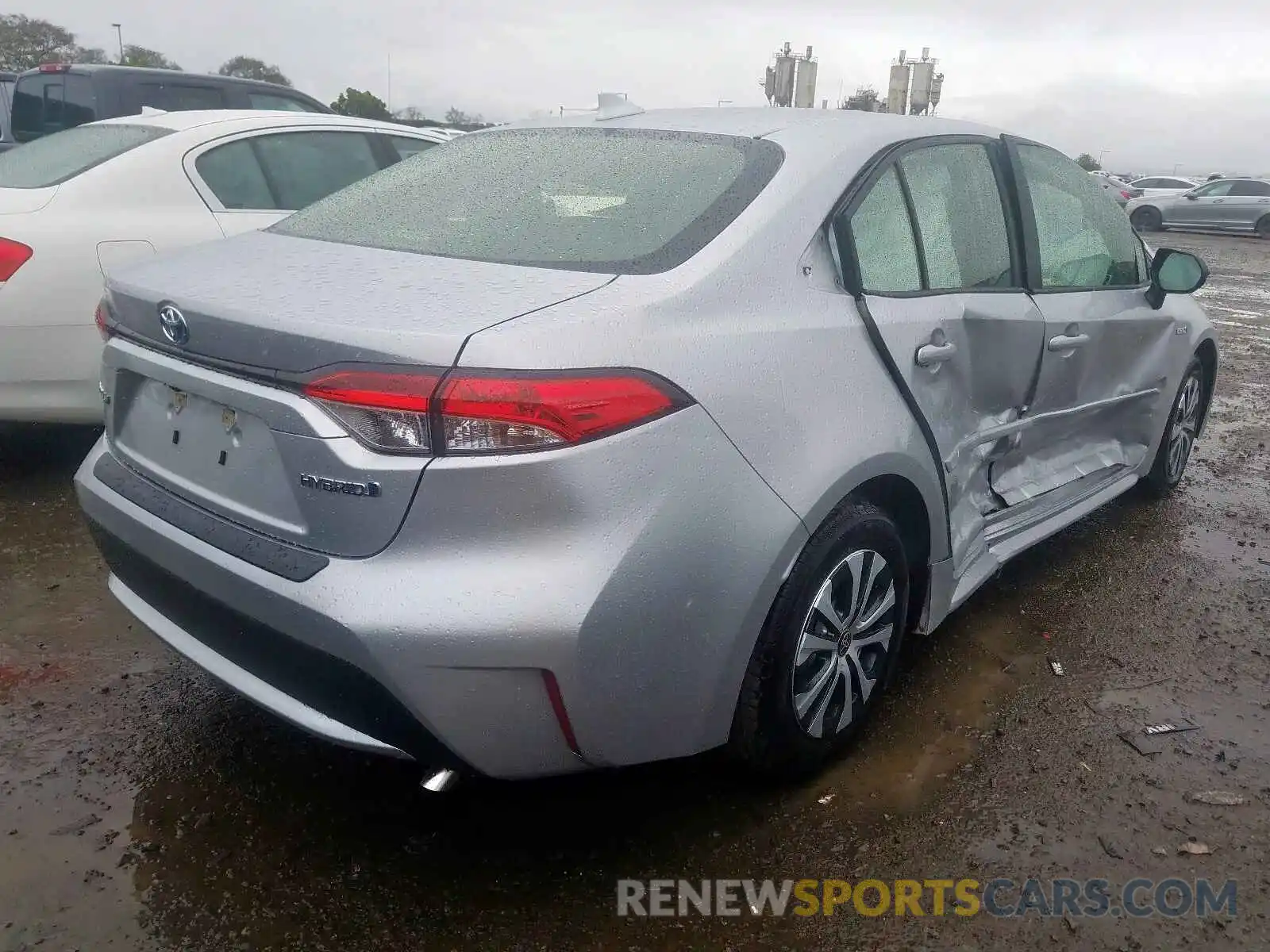 4 Photograph of a damaged car JTDEBRBE4LJ011109 TOYOTA COROLLA 2020