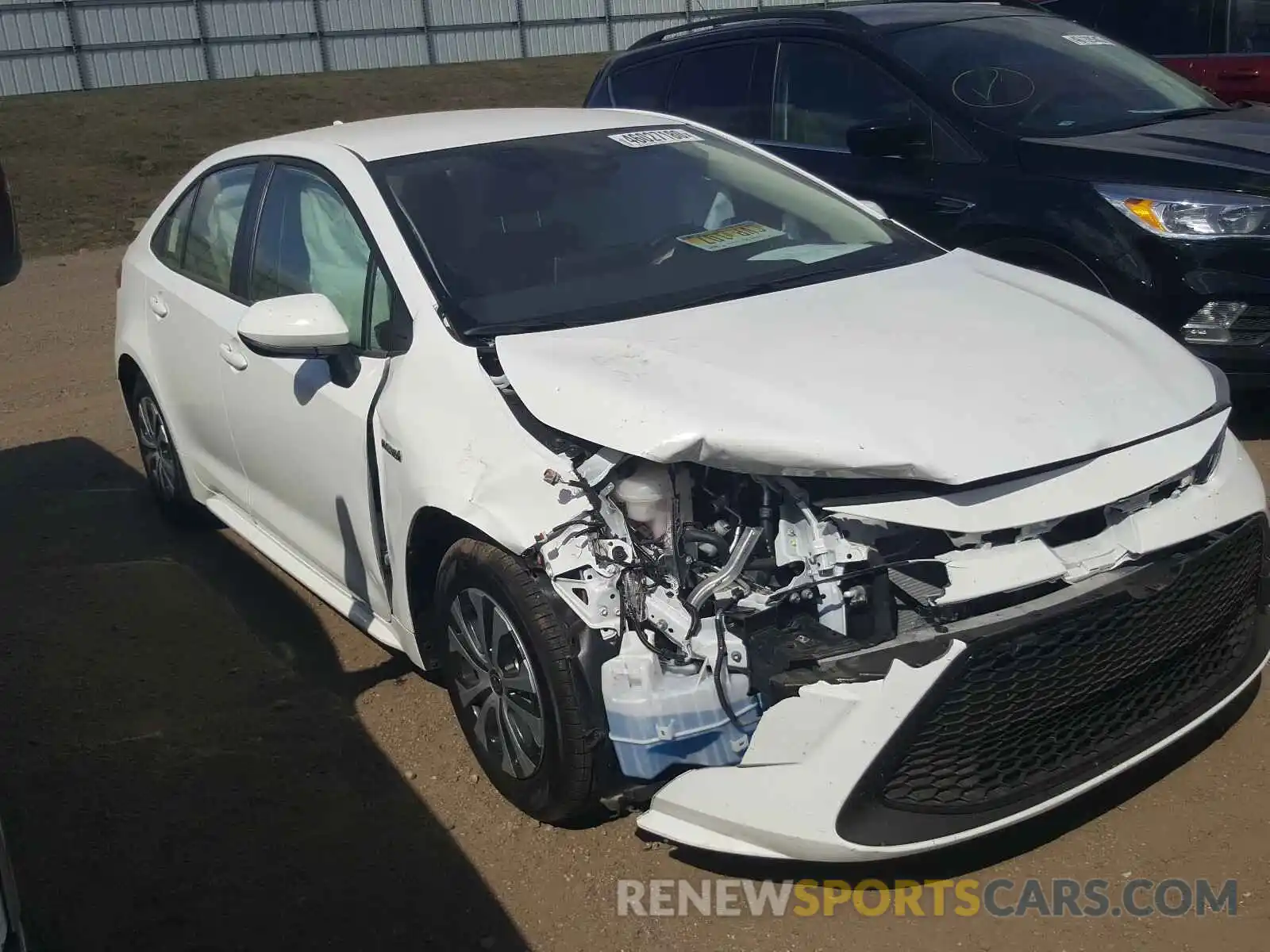 1 Photograph of a damaged car JTDEBRBE4LJ011224 TOYOTA COROLLA 2020