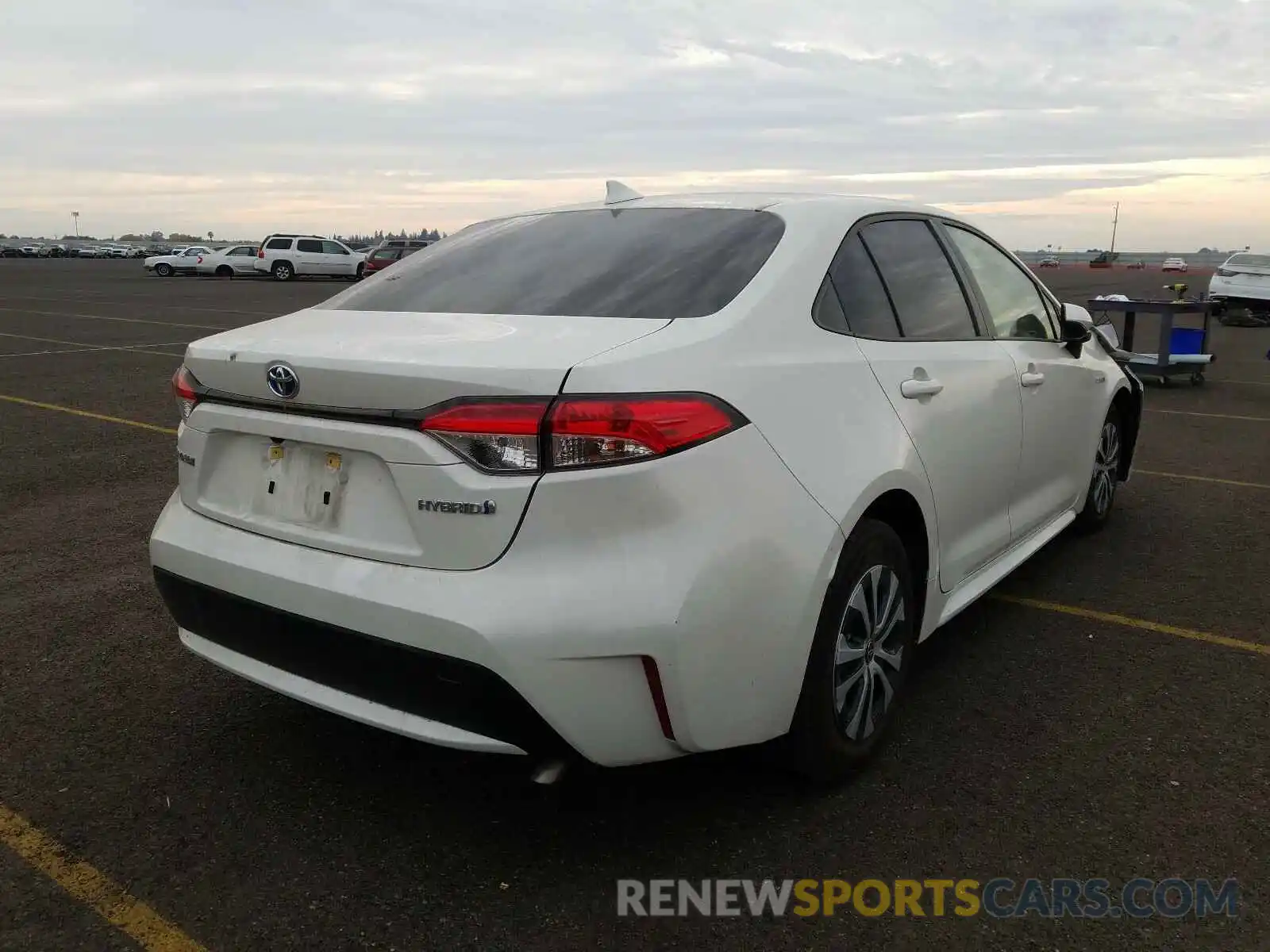 4 Photograph of a damaged car JTDEBRBE4LJ011577 TOYOTA COROLLA 2020