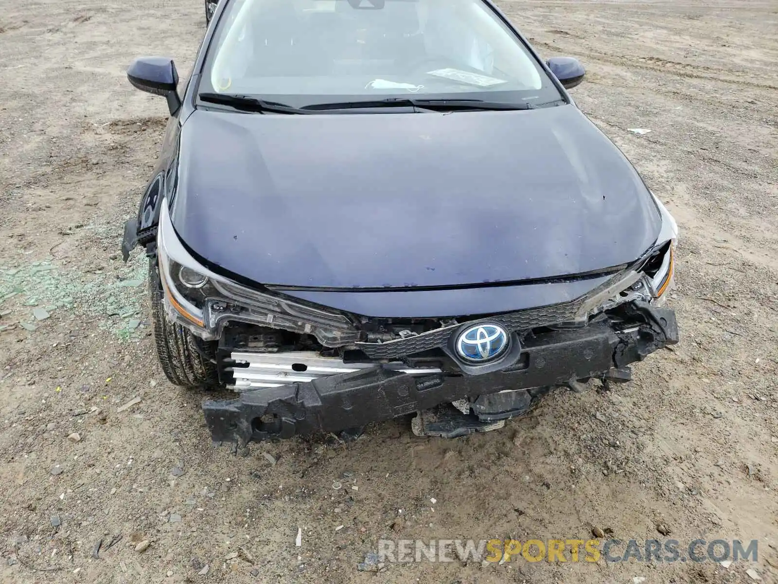 7 Photograph of a damaged car JTDEBRBE4LJ012065 TOYOTA COROLLA 2020