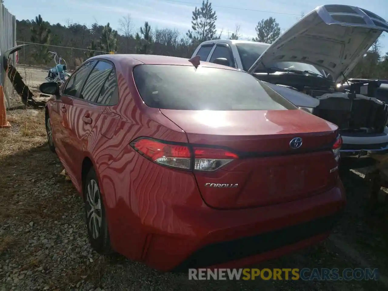 3 Photograph of a damaged car JTDEBRBE4LJ012132 TOYOTA COROLLA 2020