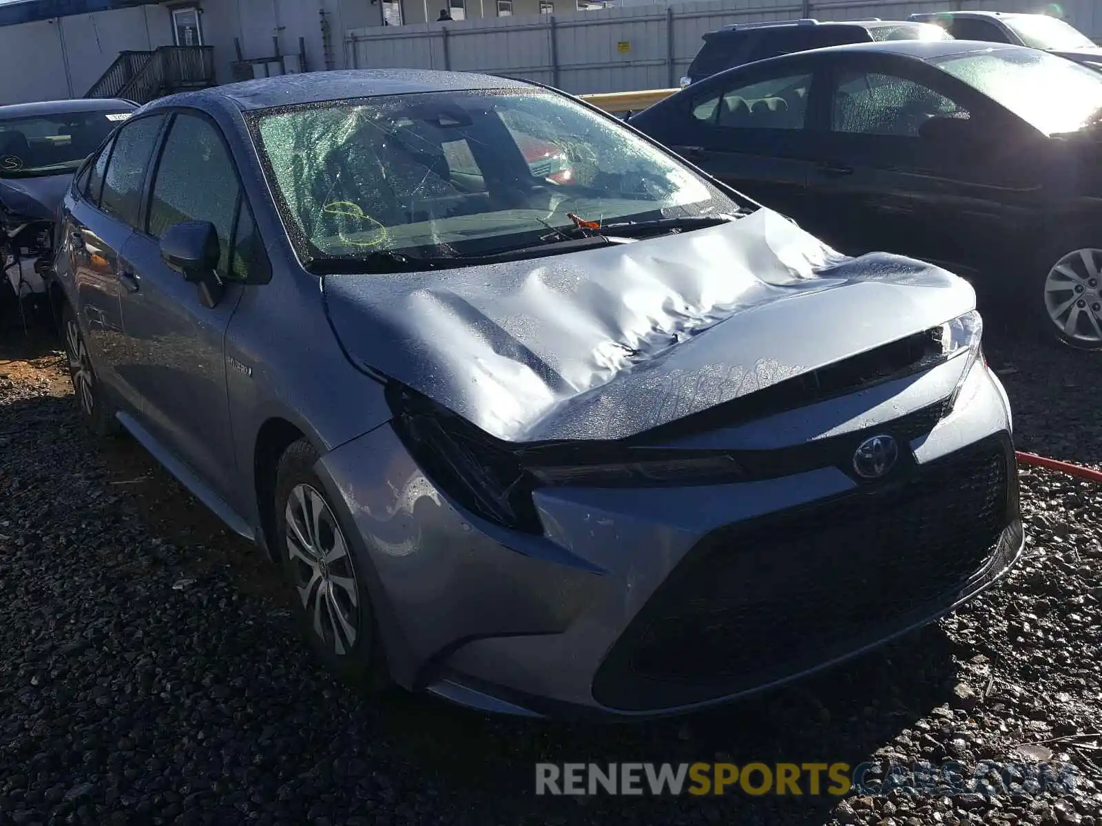 1 Photograph of a damaged car JTDEBRBE4LJ012387 TOYOTA COROLLA 2020