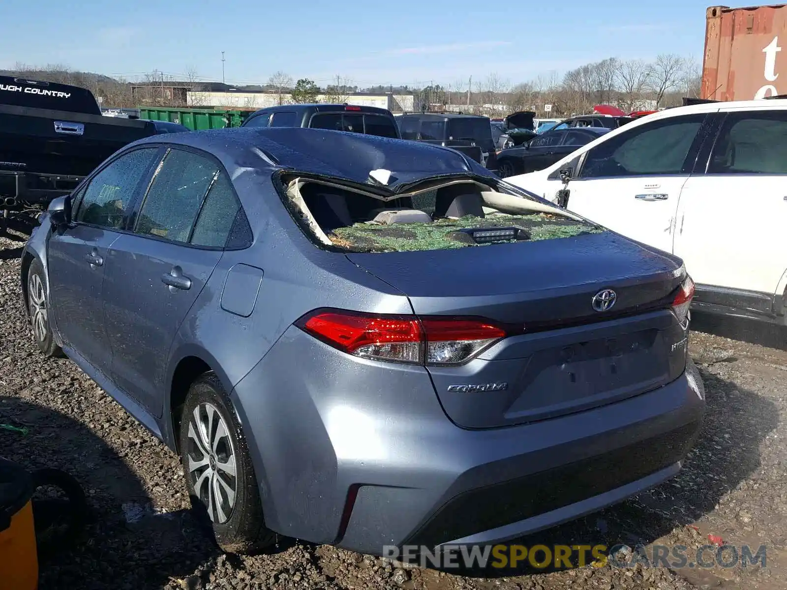 3 Photograph of a damaged car JTDEBRBE4LJ012387 TOYOTA COROLLA 2020