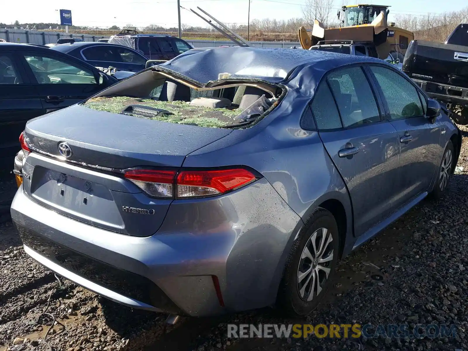 4 Photograph of a damaged car JTDEBRBE4LJ012387 TOYOTA COROLLA 2020