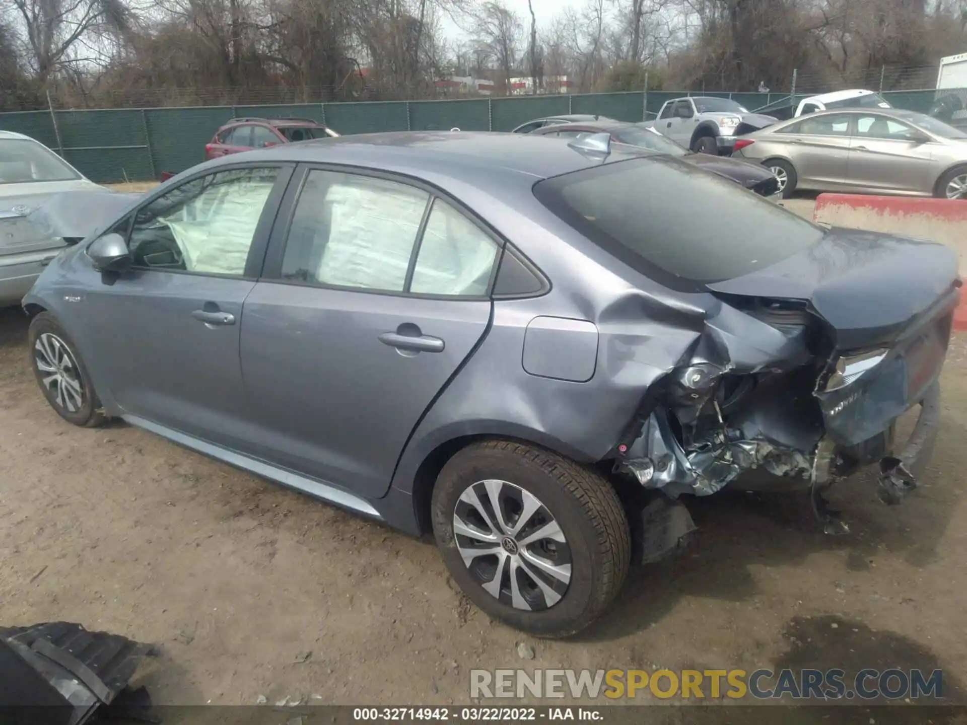 3 Photograph of a damaged car JTDEBRBE4LJ012745 TOYOTA COROLLA 2020