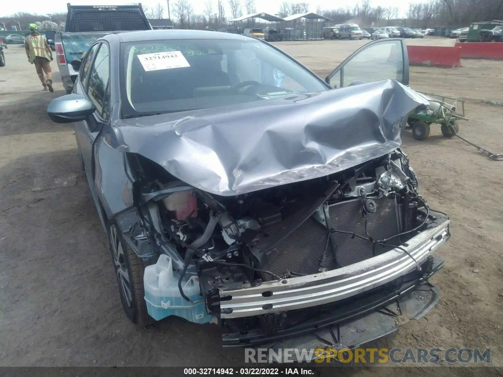 6 Photograph of a damaged car JTDEBRBE4LJ012745 TOYOTA COROLLA 2020