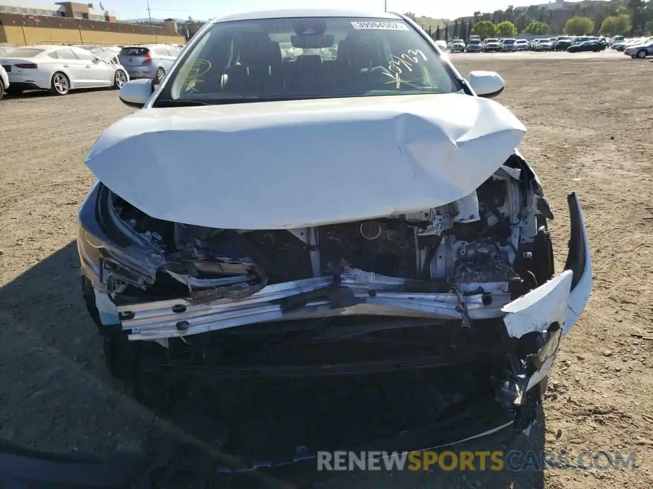 9 Photograph of a damaged car JTDEBRBE4LJ012938 TOYOTA COROLLA 2020