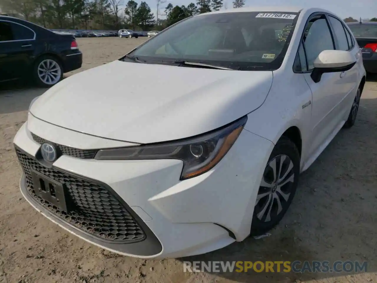 2 Photograph of a damaged car JTDEBRBE4LJ013698 TOYOTA COROLLA 2020