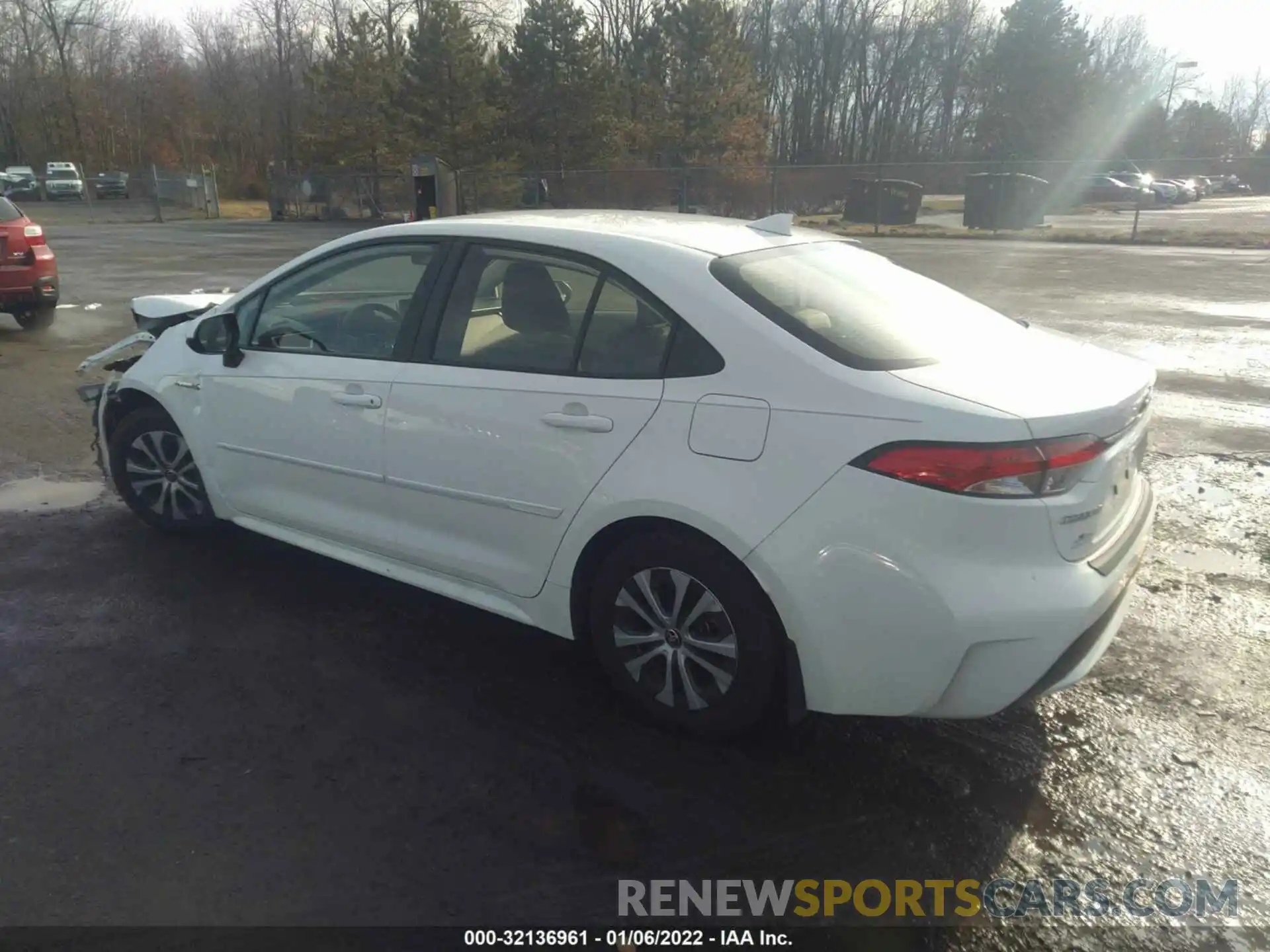 3 Photograph of a damaged car JTDEBRBE4LJ013832 TOYOTA COROLLA 2020