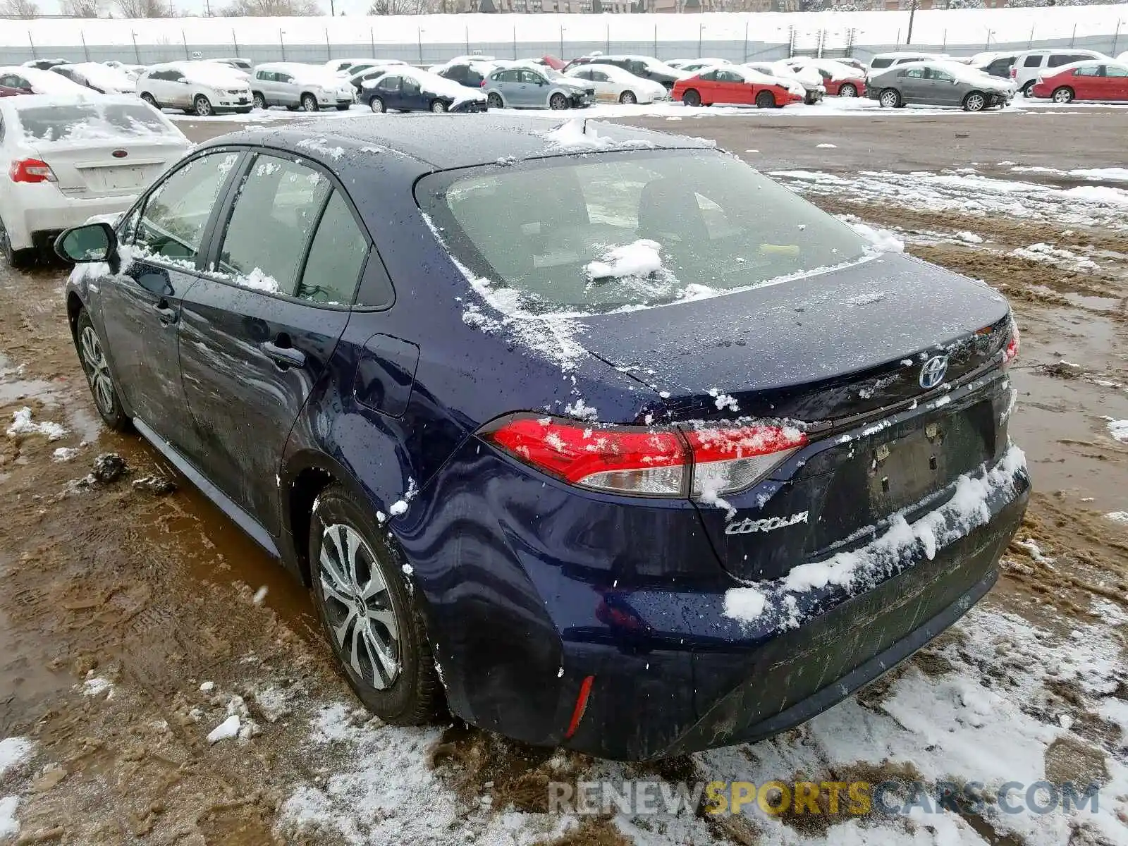 3 Photograph of a damaged car JTDEBRBE4LJ015452 TOYOTA COROLLA 2020