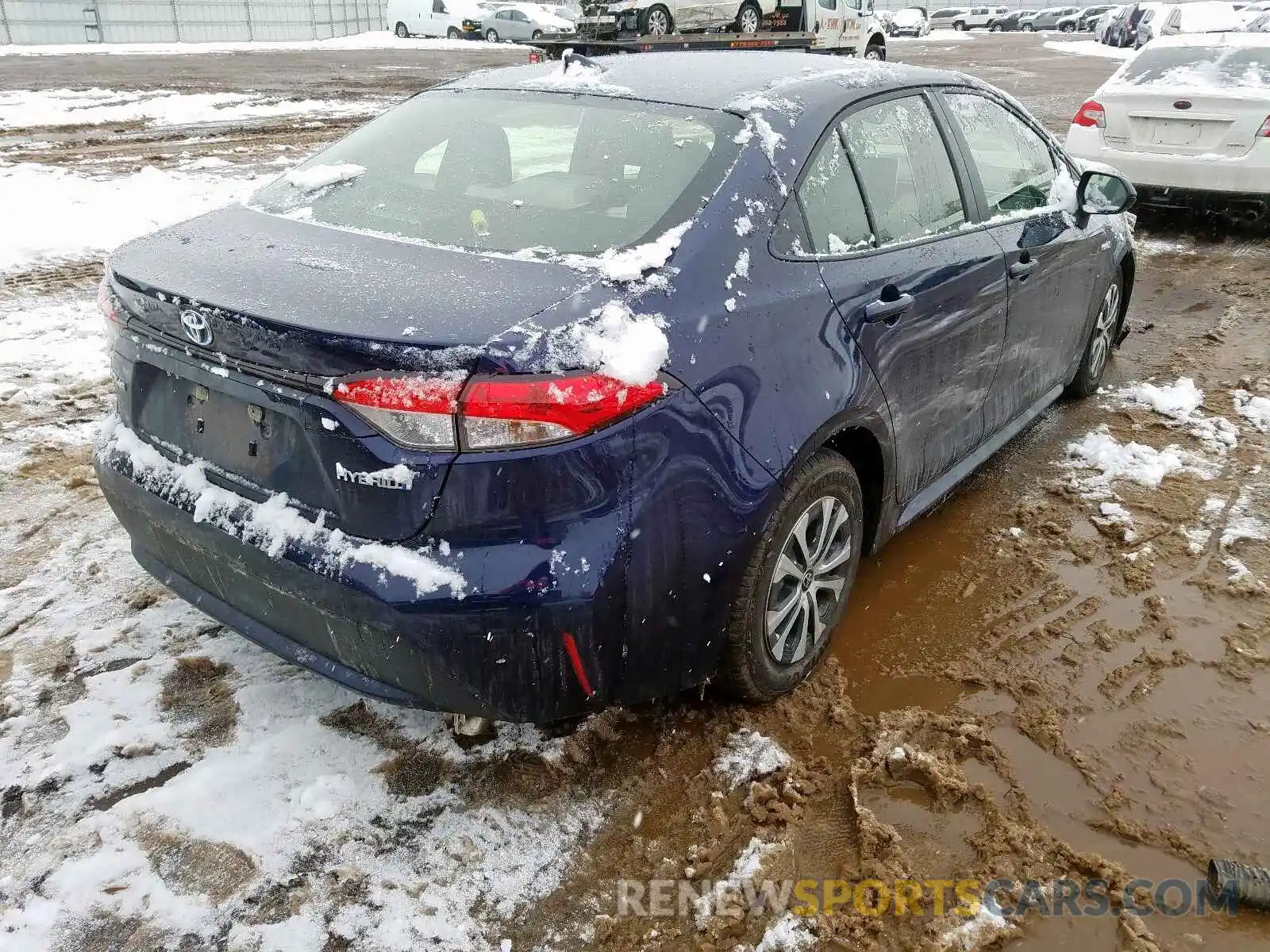 4 Photograph of a damaged car JTDEBRBE4LJ015452 TOYOTA COROLLA 2020