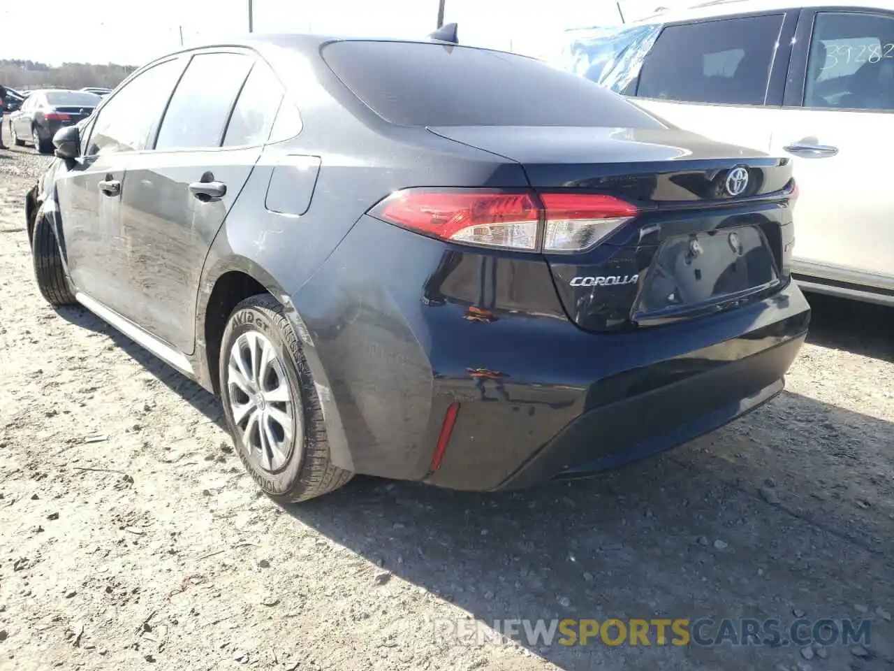 3 Photograph of a damaged car JTDEBRBE4LJ015872 TOYOTA COROLLA 2020