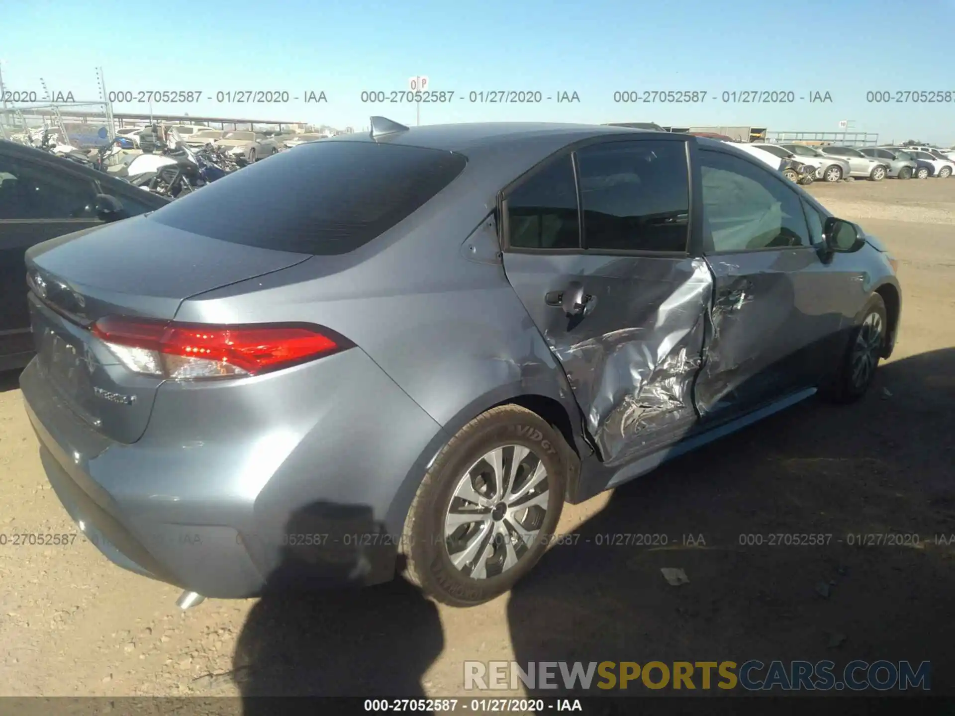 4 Photograph of a damaged car JTDEBRBE4LJ016391 TOYOTA COROLLA 2020