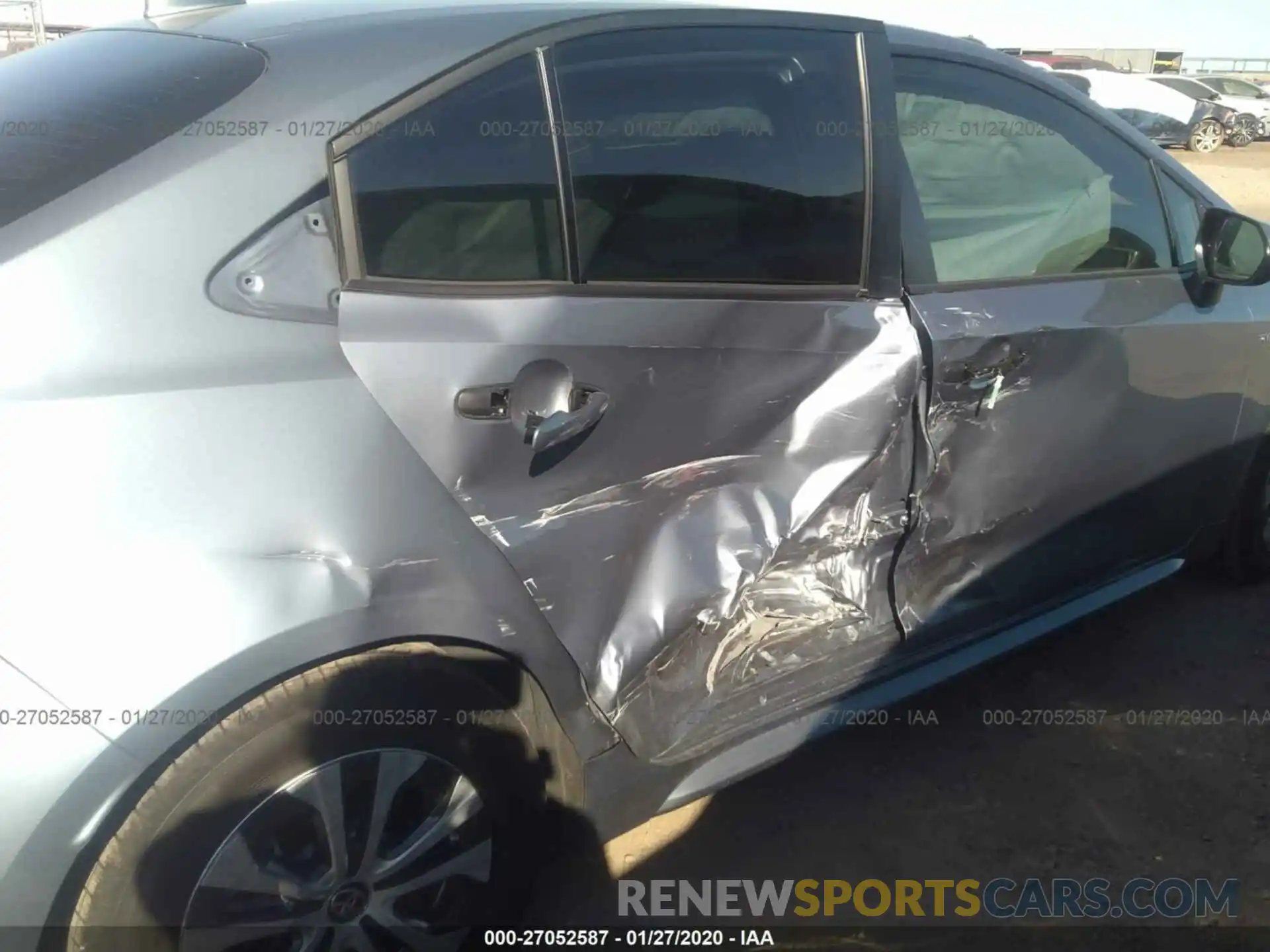 6 Photograph of a damaged car JTDEBRBE4LJ016391 TOYOTA COROLLA 2020