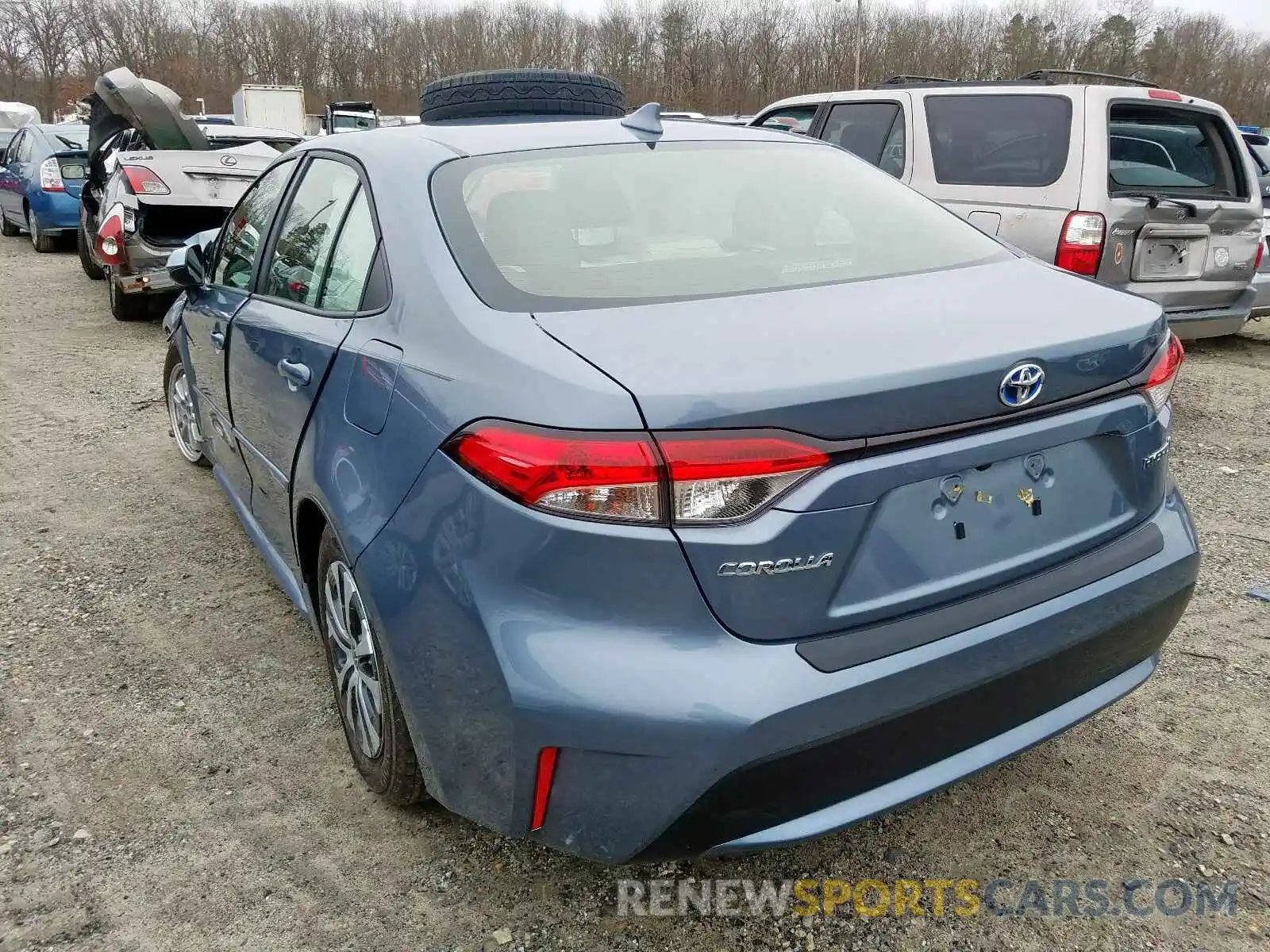 3 Photograph of a damaged car JTDEBRBE4LJ016665 TOYOTA COROLLA 2020