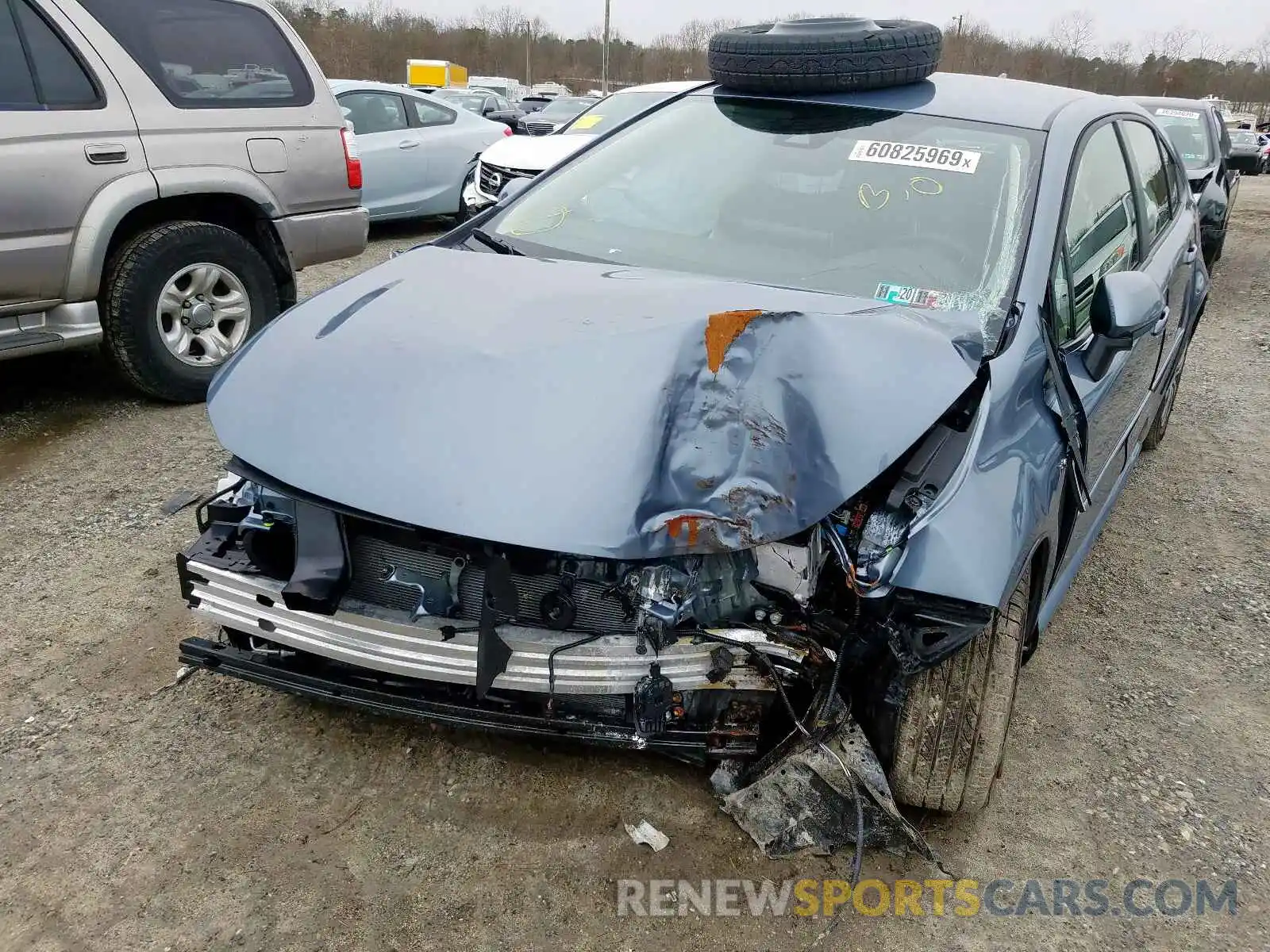 9 Photograph of a damaged car JTDEBRBE4LJ016665 TOYOTA COROLLA 2020