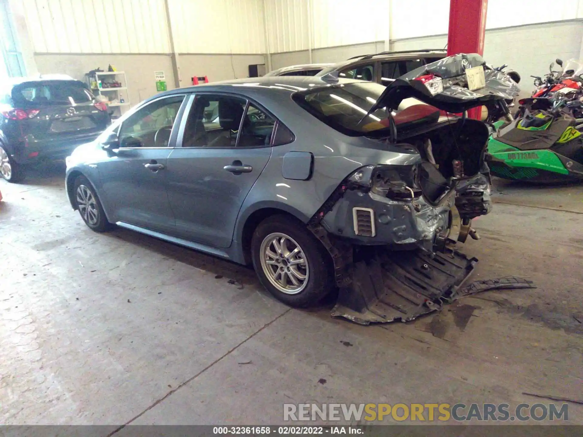 3 Photograph of a damaged car JTDEBRBE4LJ018836 TOYOTA COROLLA 2020