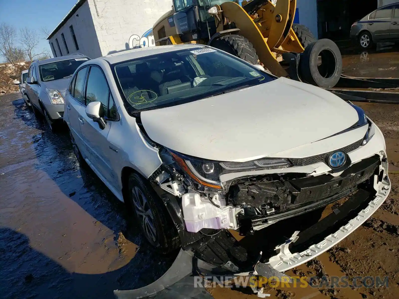 1 Photograph of a damaged car JTDEBRBE4LJ018870 TOYOTA COROLLA 2020