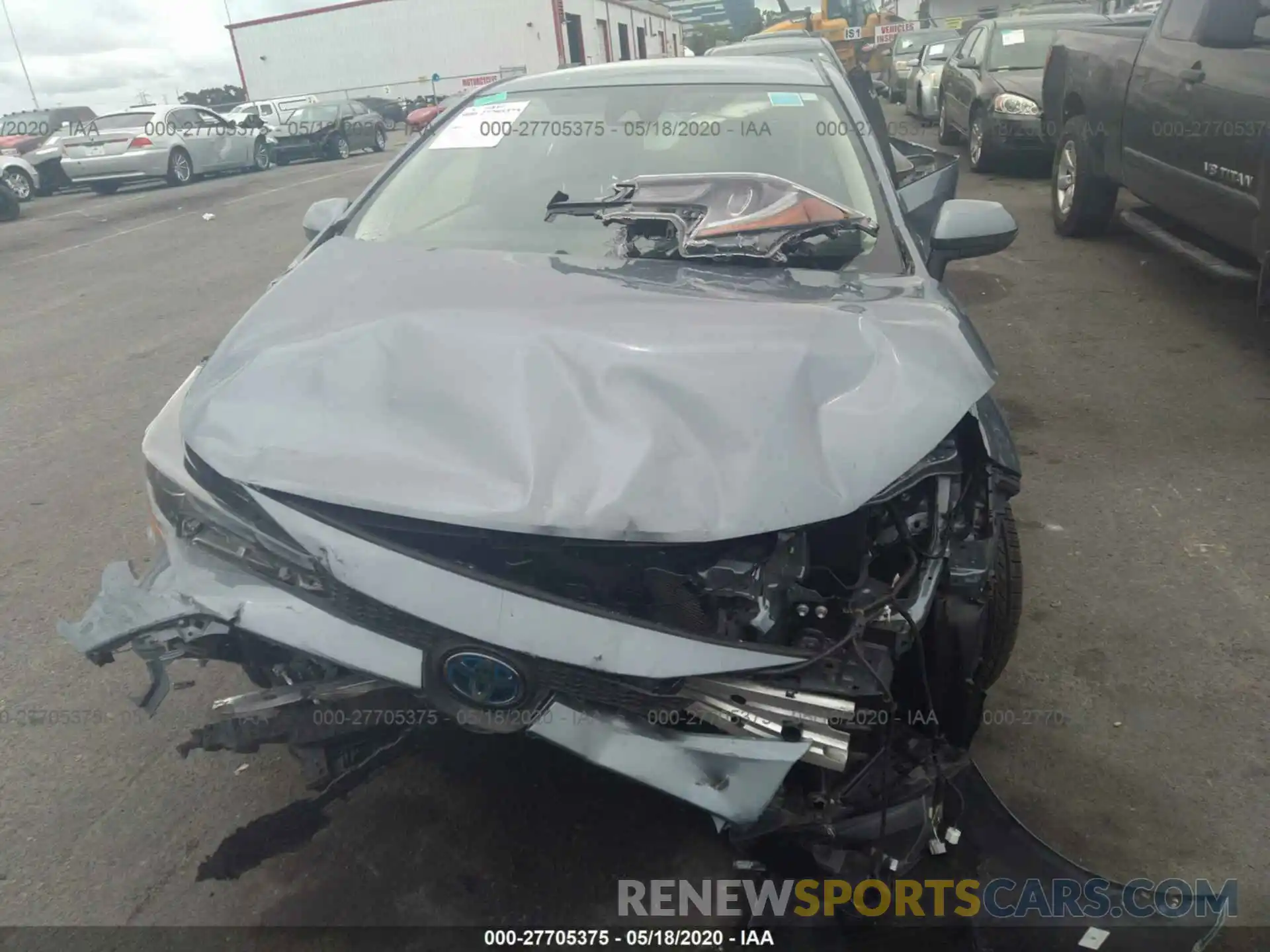 6 Photograph of a damaged car JTDEBRBE4LJ020604 TOYOTA COROLLA 2020