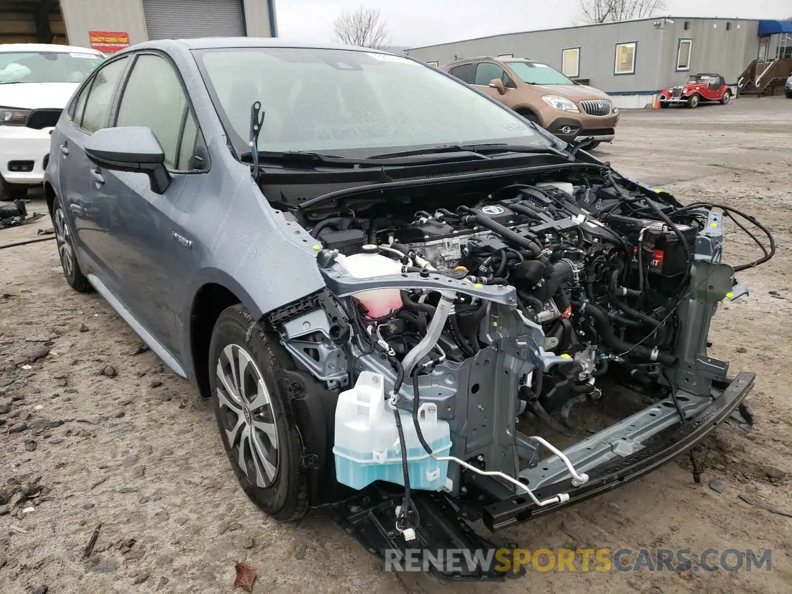 1 Photograph of a damaged car JTDEBRBE4LJ021560 TOYOTA COROLLA 2020