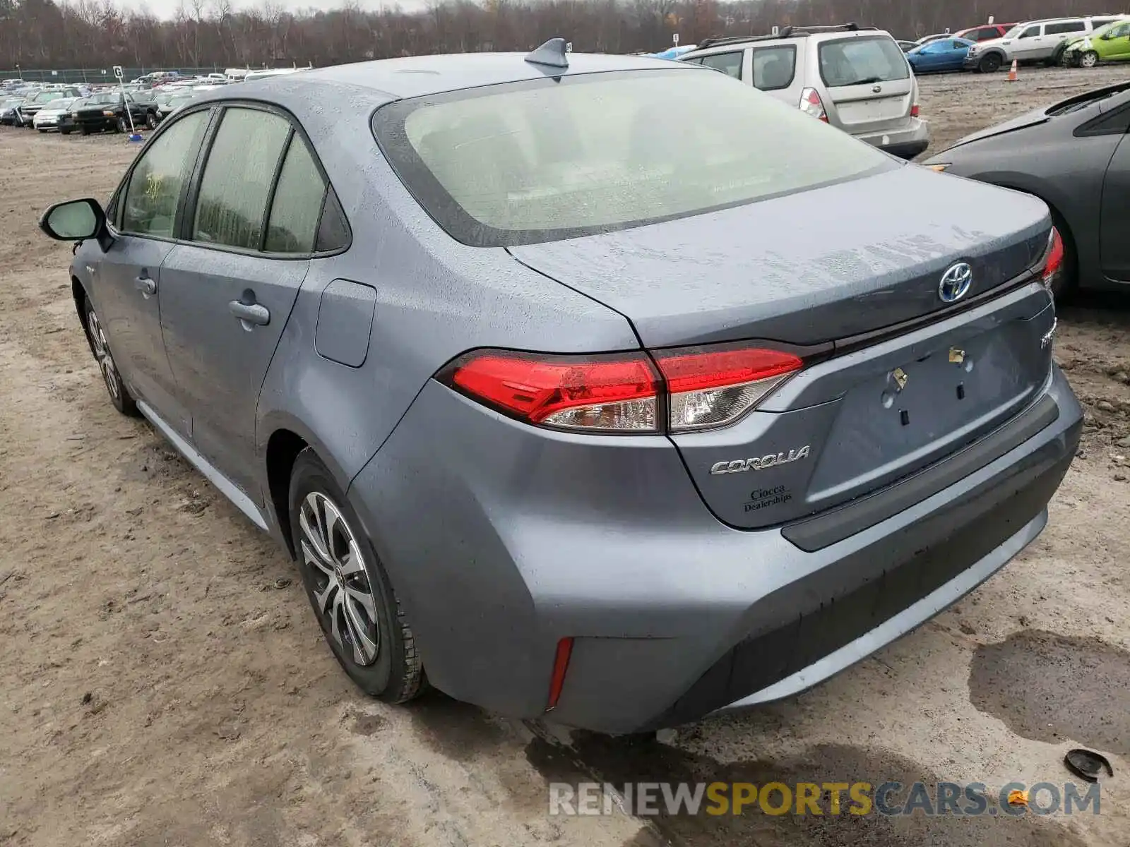 3 Photograph of a damaged car JTDEBRBE4LJ021560 TOYOTA COROLLA 2020