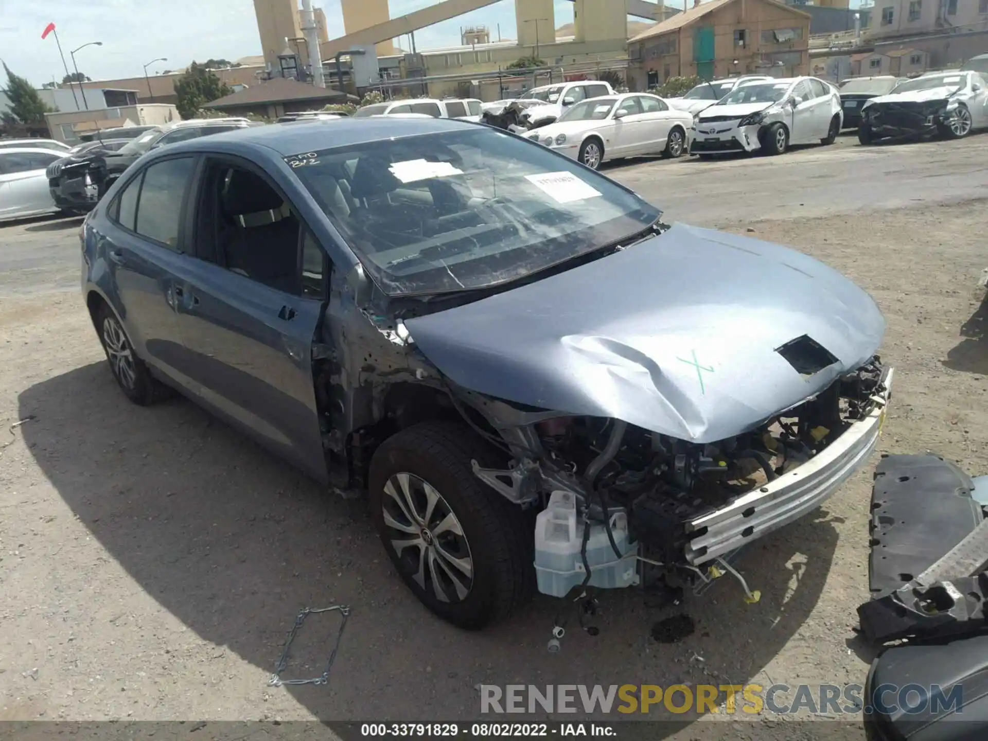 1 Photograph of a damaged car JTDEBRBE4LJ021803 TOYOTA COROLLA 2020