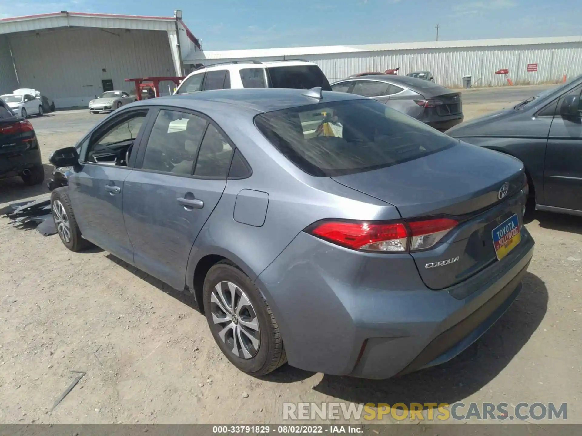 3 Photograph of a damaged car JTDEBRBE4LJ021803 TOYOTA COROLLA 2020