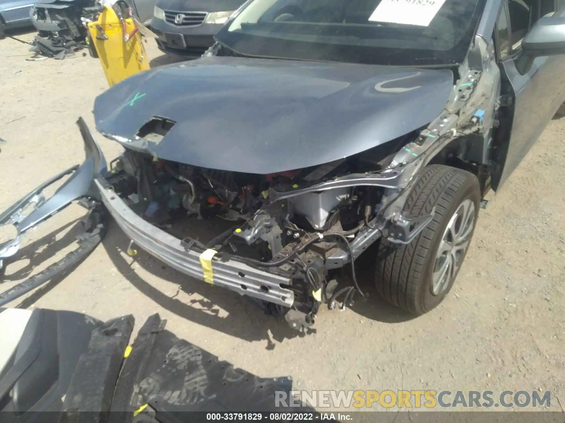 6 Photograph of a damaged car JTDEBRBE4LJ021803 TOYOTA COROLLA 2020