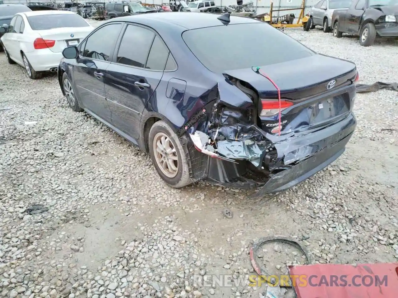 3 Photograph of a damaged car JTDEBRBE4LJ024457 TOYOTA COROLLA 2020