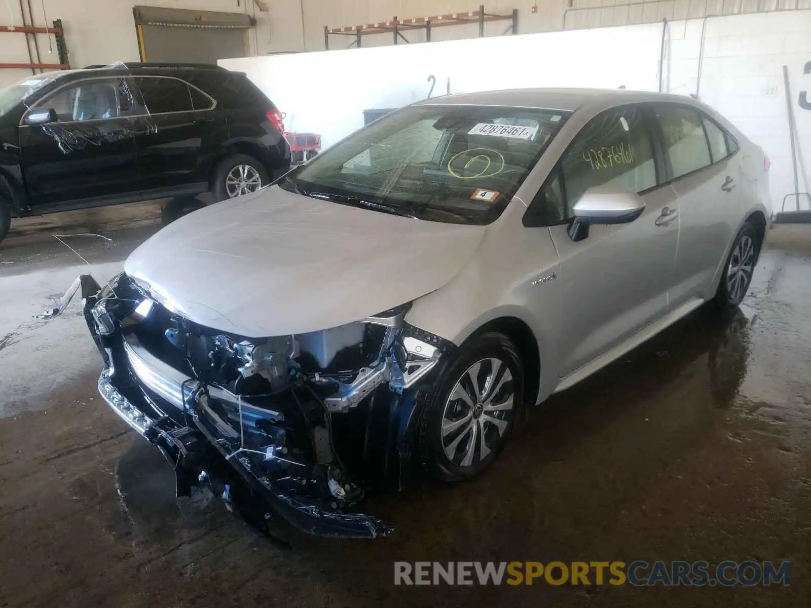 2 Photograph of a damaged car JTDEBRBE4LJ024538 TOYOTA COROLLA 2020