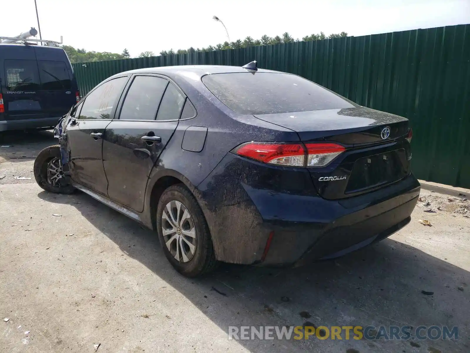 3 Photograph of a damaged car JTDEBRBE4LJ024751 TOYOTA COROLLA 2020