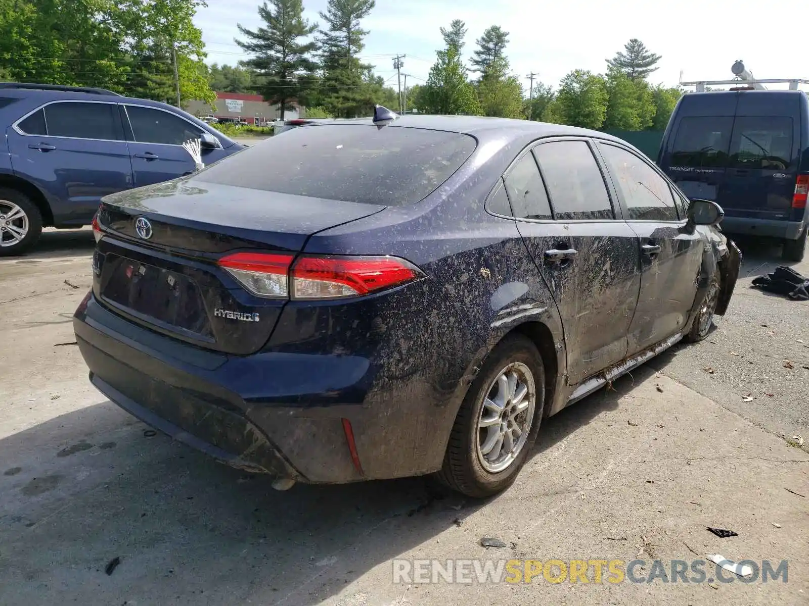 4 Photograph of a damaged car JTDEBRBE4LJ024751 TOYOTA COROLLA 2020