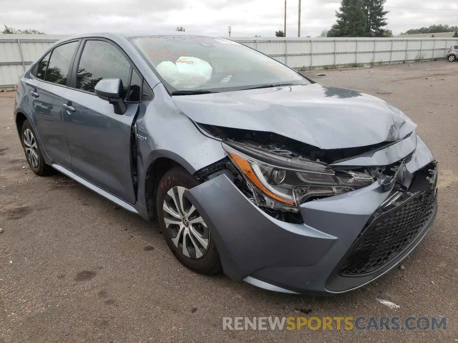 1 Photograph of a damaged car JTDEBRBE4LJ025060 TOYOTA COROLLA 2020