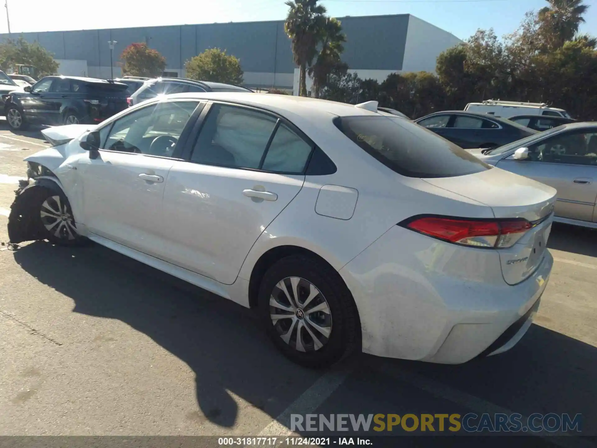 3 Photograph of a damaged car JTDEBRBE4LJ025172 TOYOTA COROLLA 2020