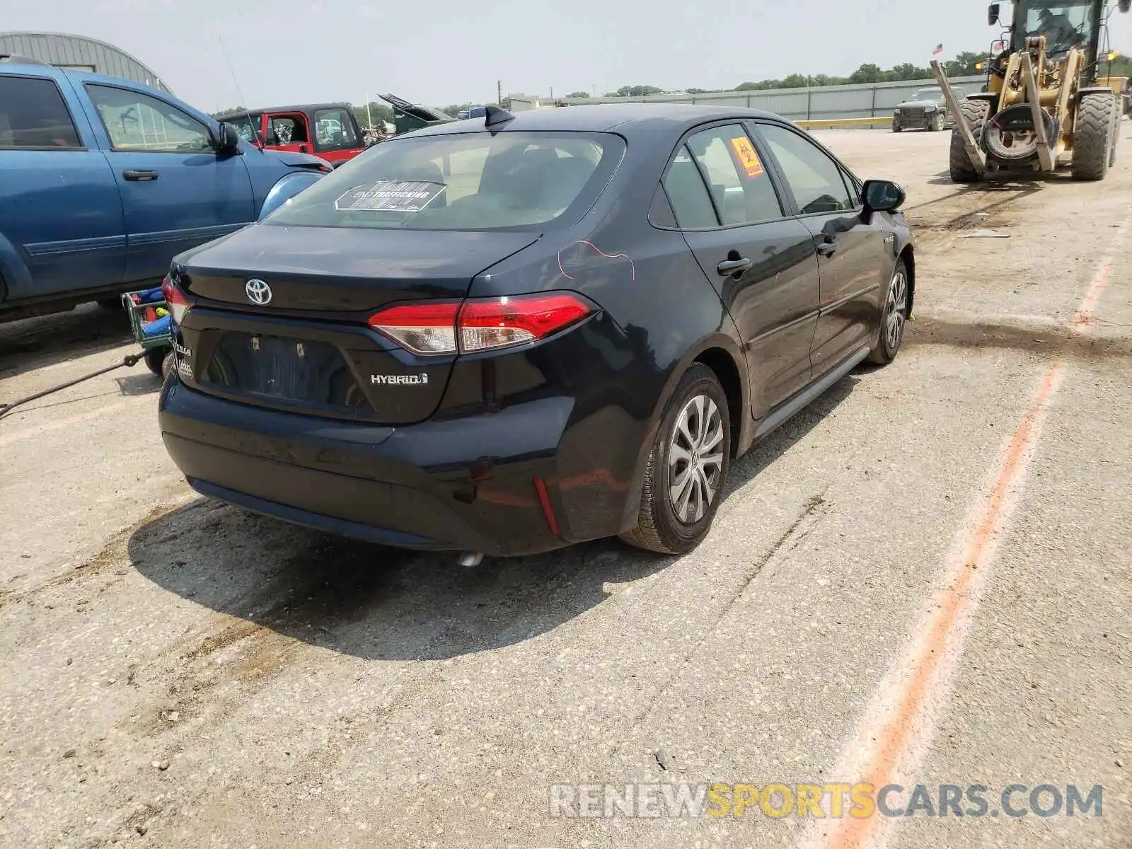 4 Photograph of a damaged car JTDEBRBE4LJ026273 TOYOTA COROLLA 2020