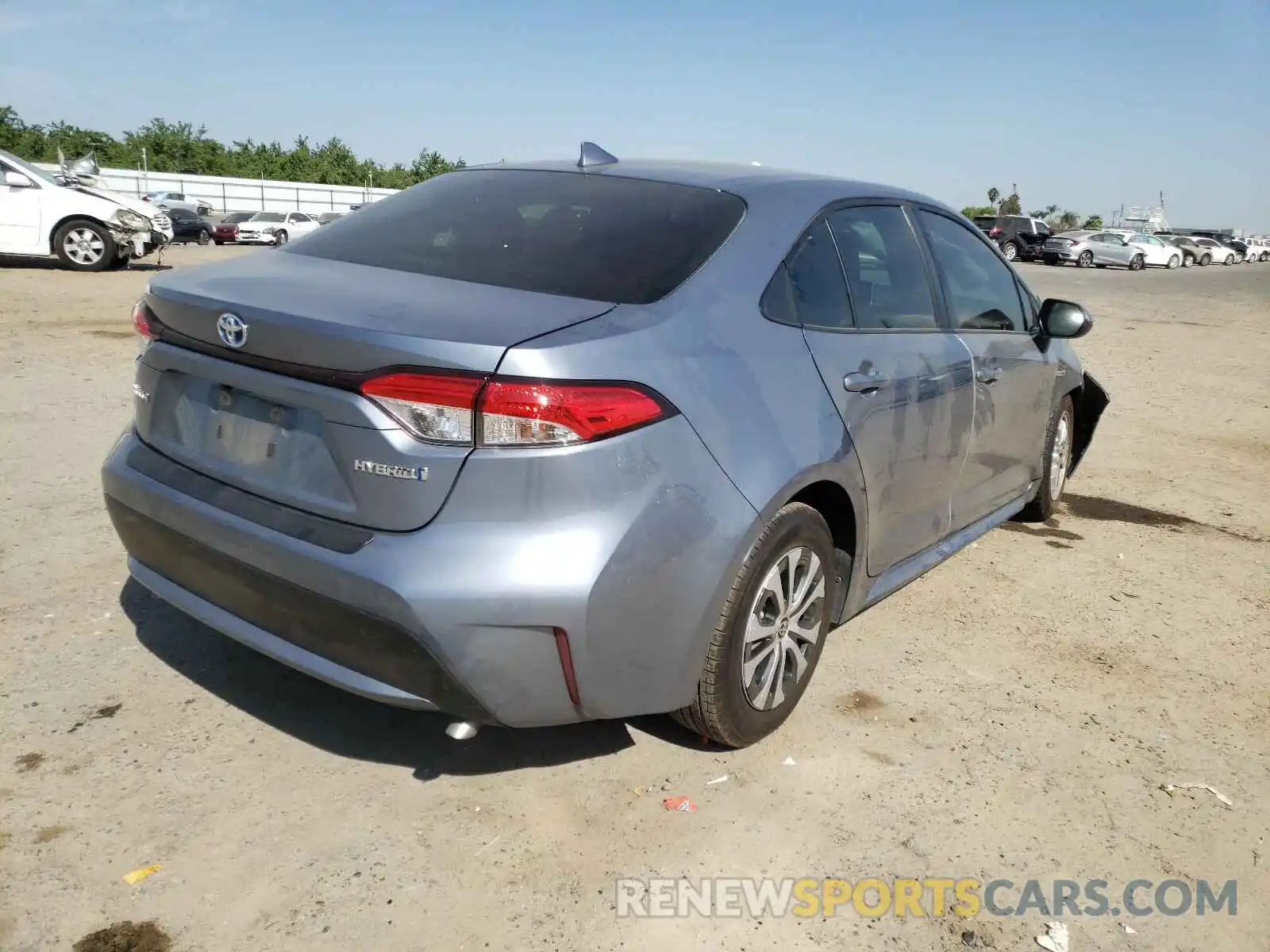 4 Photograph of a damaged car JTDEBRBE4LJ026497 TOYOTA COROLLA 2020