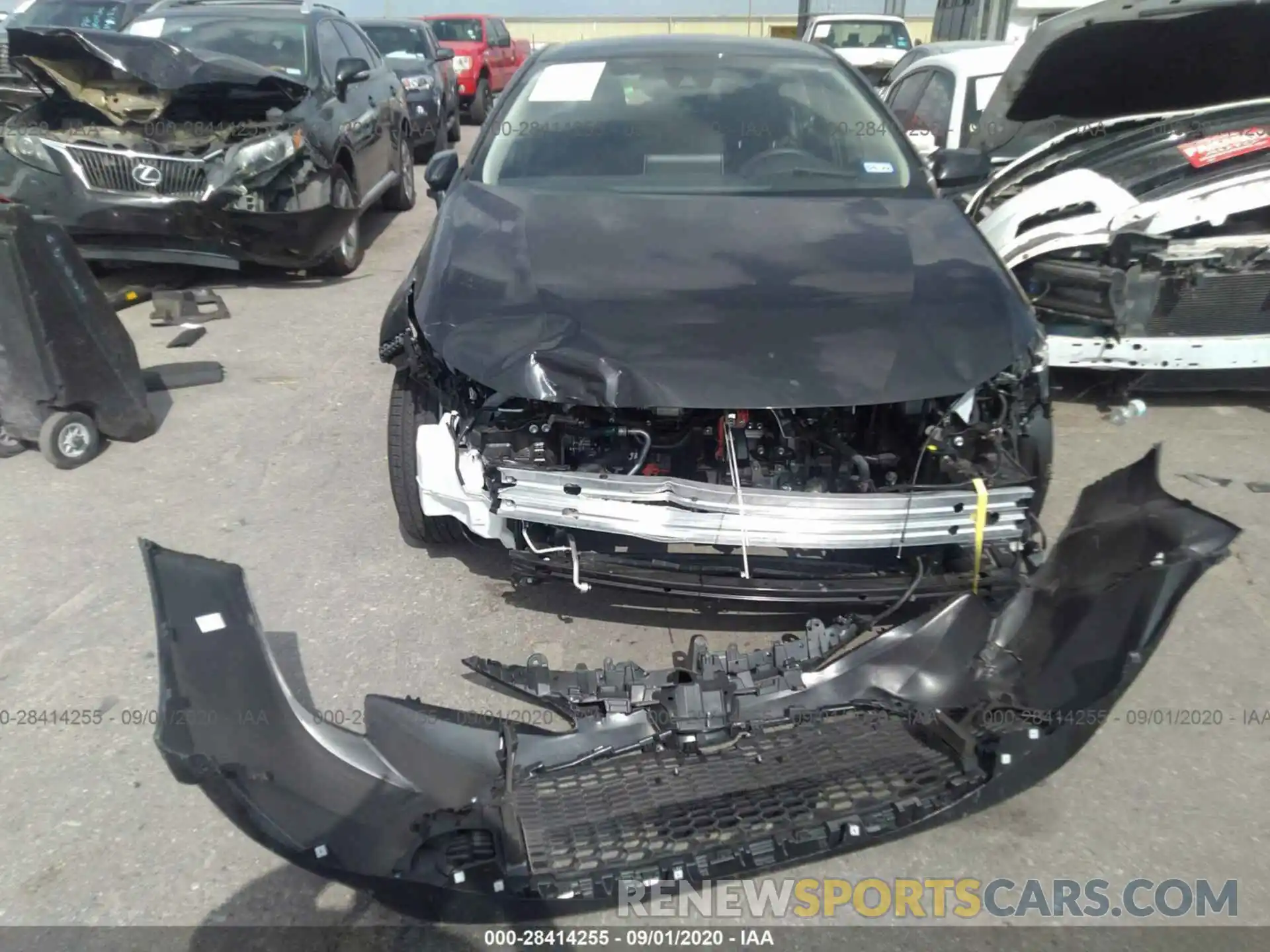 6 Photograph of a damaged car JTDEBRBE4LJ026693 TOYOTA COROLLA 2020