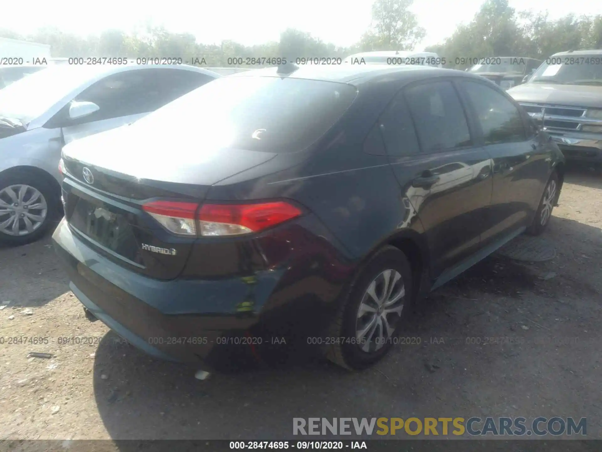 4 Photograph of a damaged car JTDEBRBE4LJ026936 TOYOTA COROLLA 2020