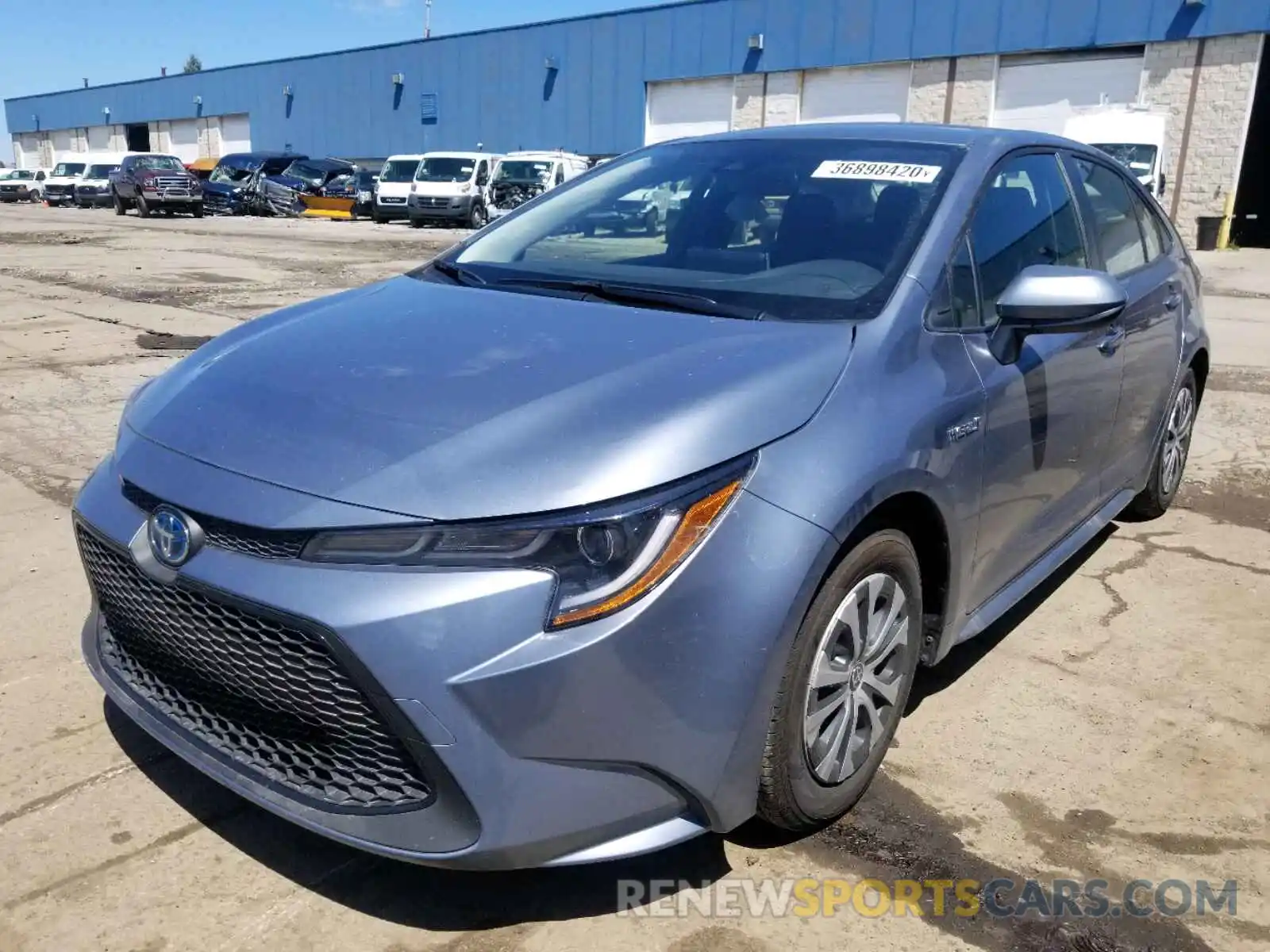 2 Photograph of a damaged car JTDEBRBE4LJ027598 TOYOTA COROLLA 2020