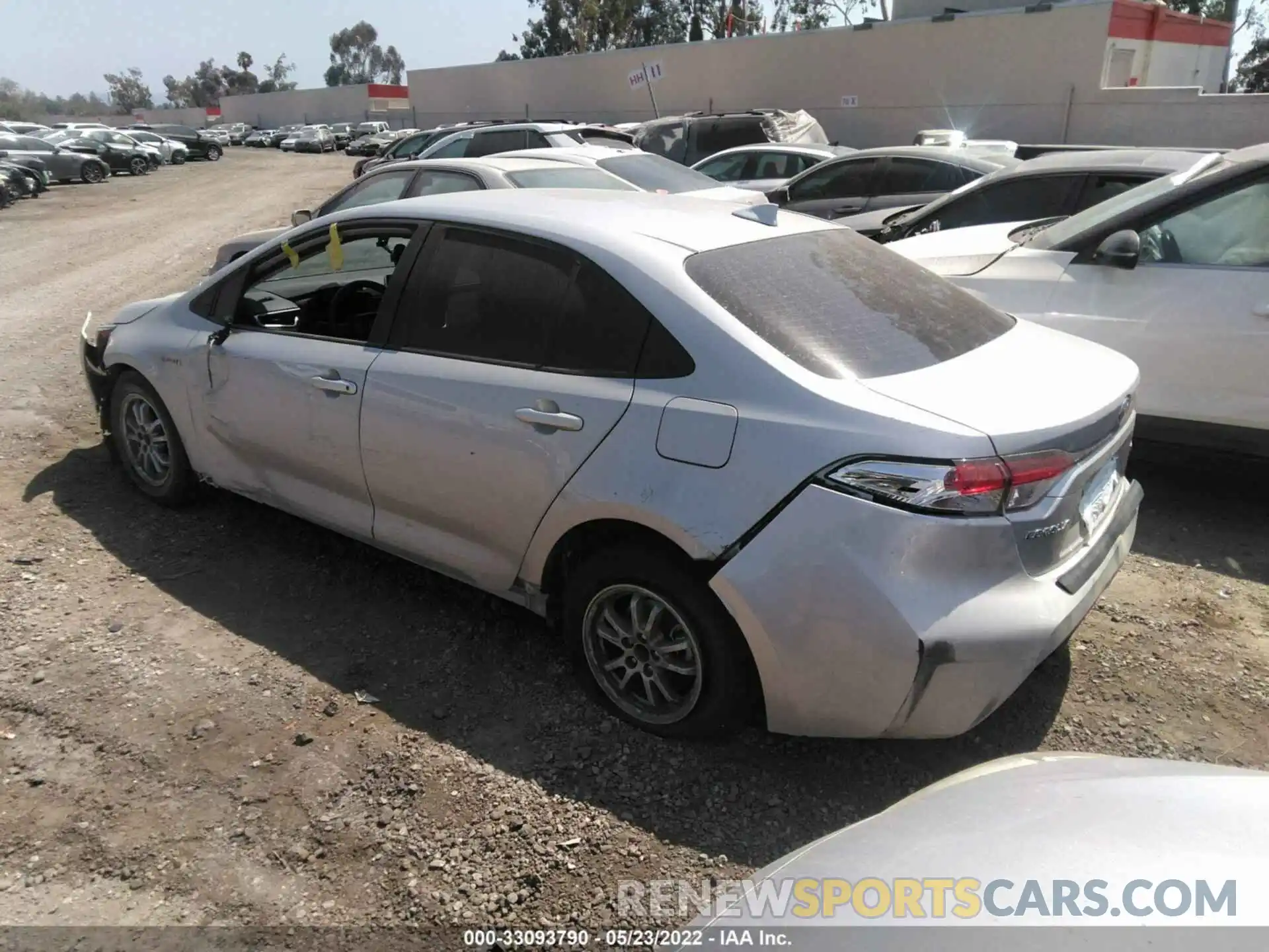 3 Photograph of a damaged car JTDEBRBE4LJ027939 TOYOTA COROLLA 2020