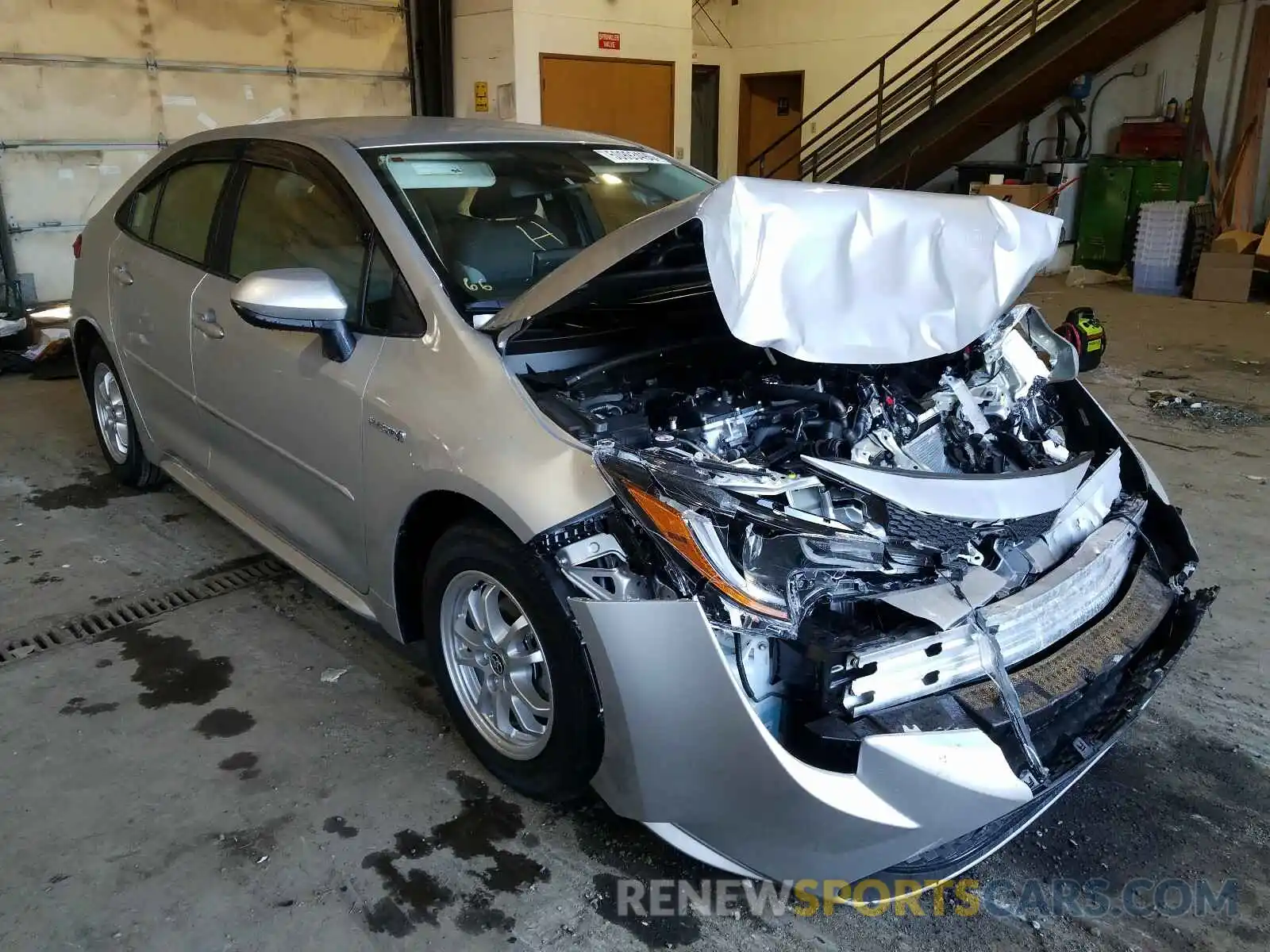 1 Photograph of a damaged car JTDEBRBE4LJ029027 TOYOTA COROLLA 2020