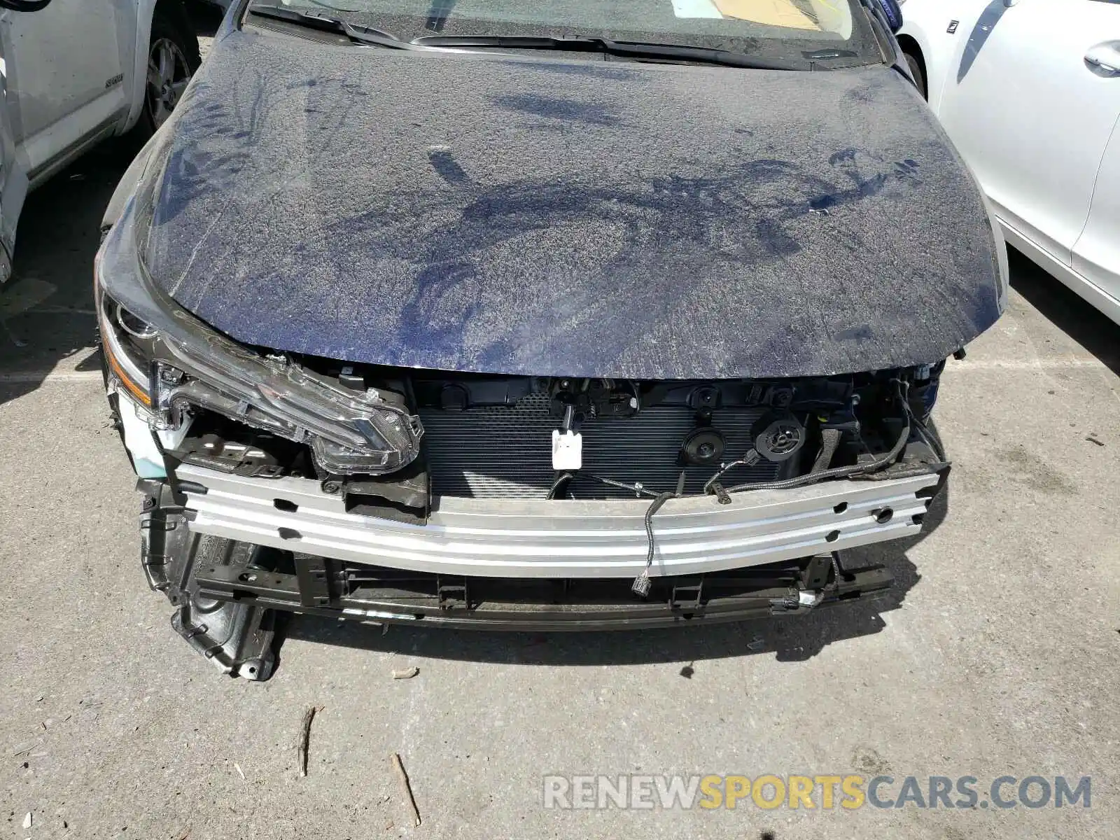 9 Photograph of a damaged car JTDEBRBE4LJ029349 TOYOTA COROLLA 2020