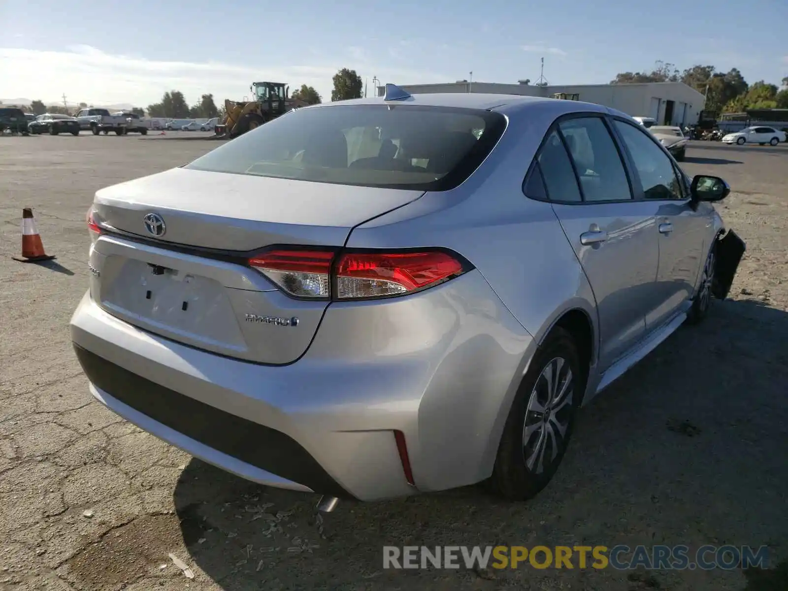 4 Photograph of a damaged car JTDEBRBE4LJ029397 TOYOTA COROLLA 2020