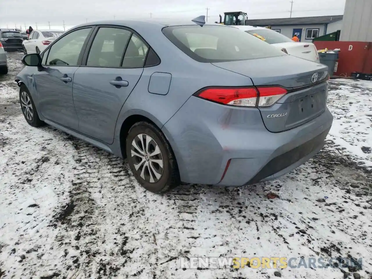 3 Photograph of a damaged car JTDEBRBE4LJ029853 TOYOTA COROLLA 2020