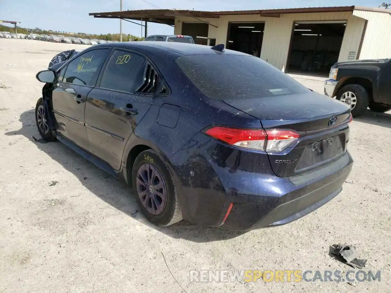 3 Photograph of a damaged car JTDEBRBE4LJ030162 TOYOTA COROLLA 2020