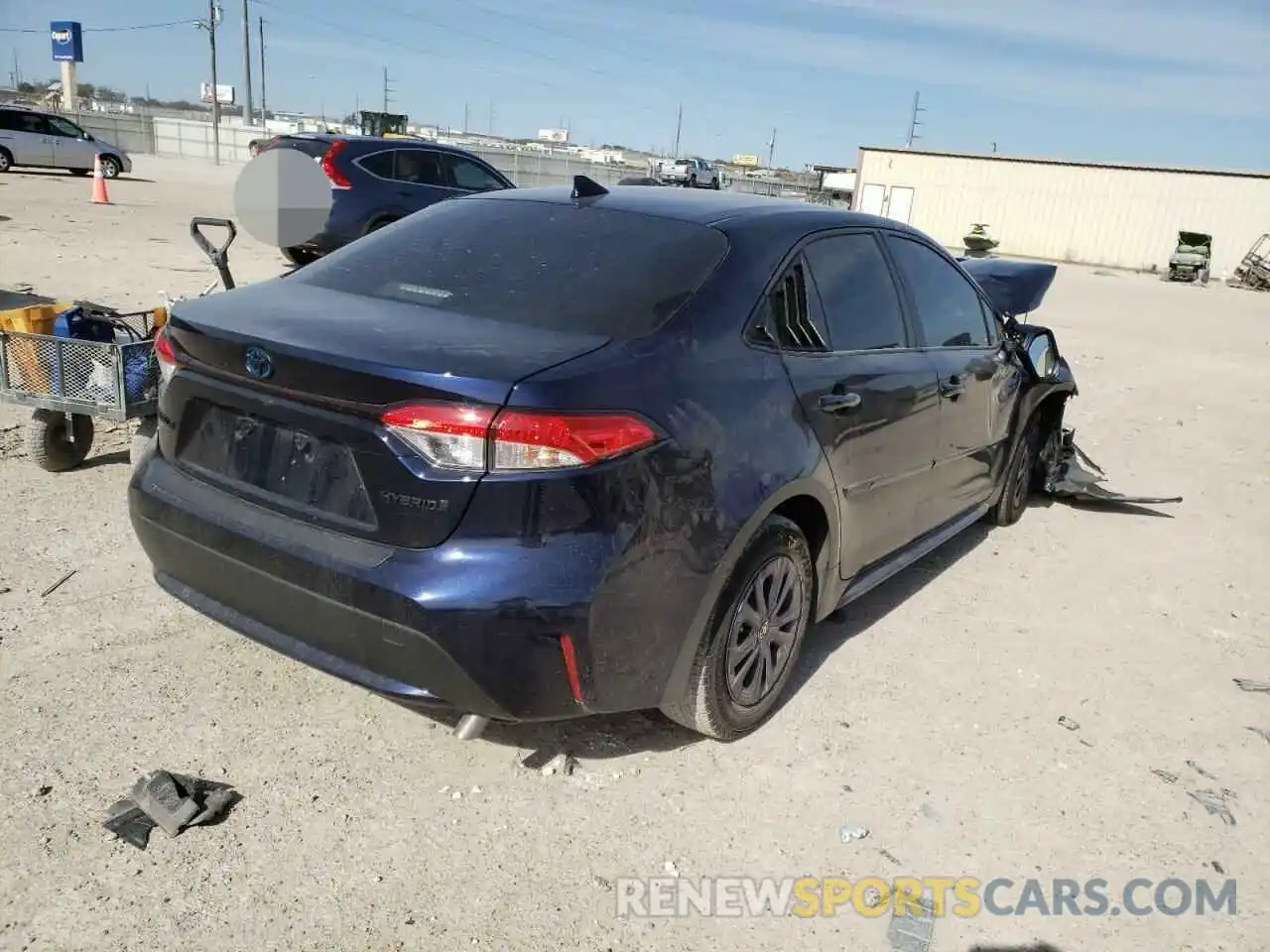 4 Photograph of a damaged car JTDEBRBE4LJ030162 TOYOTA COROLLA 2020